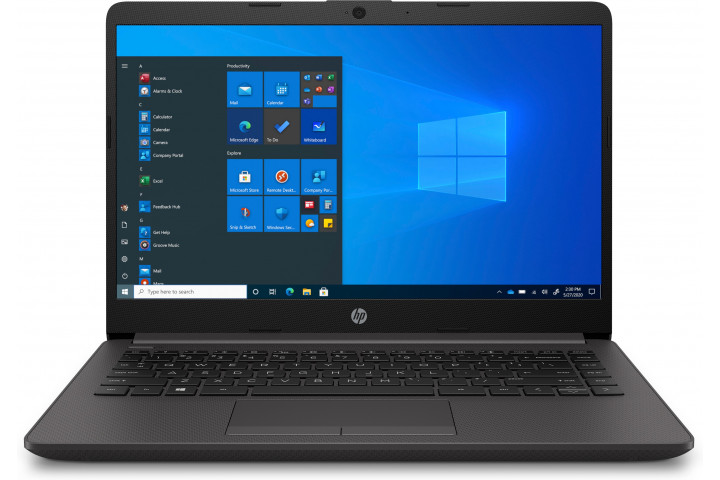 HP 240 G8 DDR4-SDRAM Notebook 35.6 cm (14") 1920 x 1080 px 10th Gen Intel® Core™ i3 8 GB 128 GB SSD Wi-Fi 5 (802.11ac) Windows 10 Home Dark Ash Silver