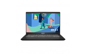 MSI Modern 14 C12MO-868PL Laptop 35.6 cm (14") Full HD Intel® Core™ i5-1235U 16 GB DDR4-SDRAM 512 GB SSD Wi-Fi 6 (802.11ax) Windows 11 Home Black